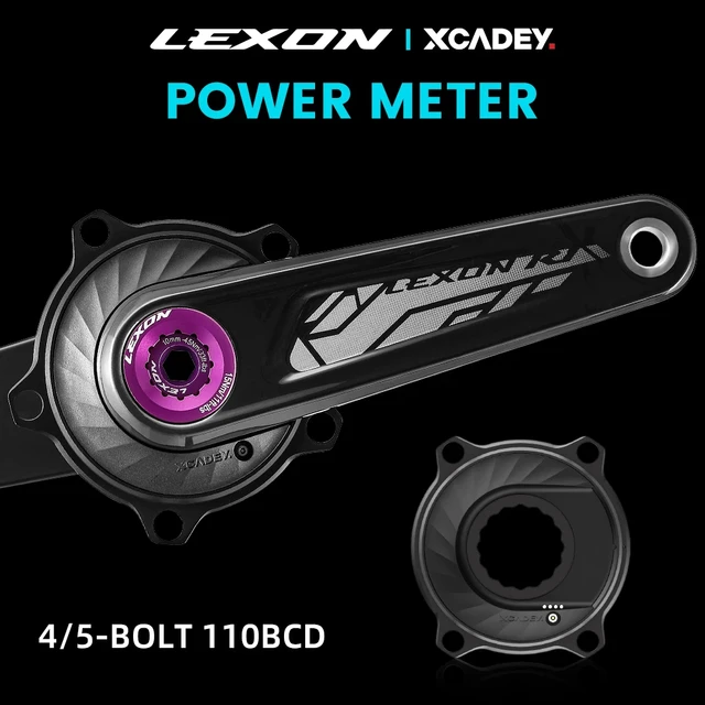 Lexon Xcadey-超軽量カーボンロードクランクセット,パワーメーター,ベース,自転車部品,29mmスピンドル,165mm, 167mm,  170mm, 172.5mm, 175mm,52mm-36t - AliExpress 18