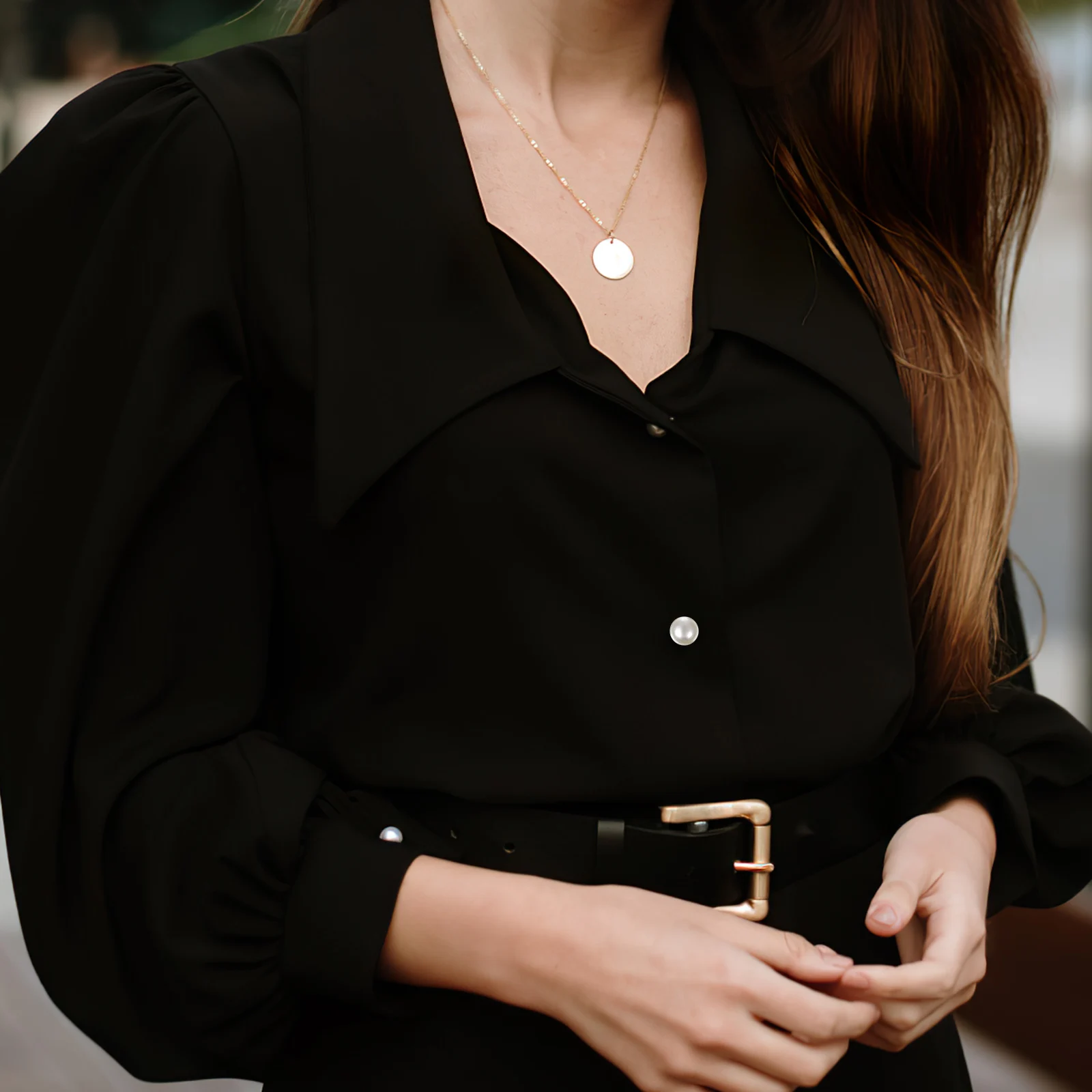 

25pcs Anti Exposure Fixed Brooches Pearl Buttons For Clothes Shirt Skirt Cardigan Cover Up Button Pins Dress Lapel Pin Women