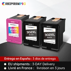 Reprinpic For HP 302 XL HP302 Replacement Ink Cartridges Deskjet 1110 2130 ENVY 4520 Officejet 4650 Deskjet 3630 Printer 302XL