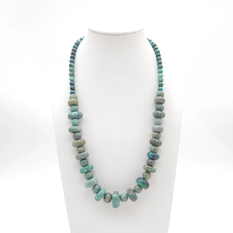 B&F Handmade Chrysocolla  Pendants, Genuine Natural stones beads, Unique Stones for jewelry & DIY Earring Beads