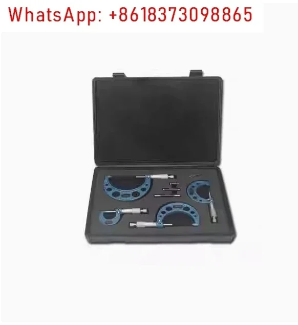 Outside Micrometer Set 0-25mm 25-50mm 50-75mm 75-100mm 0.01mm Micrometer Gauge Meter Micrometer Measuring Tools