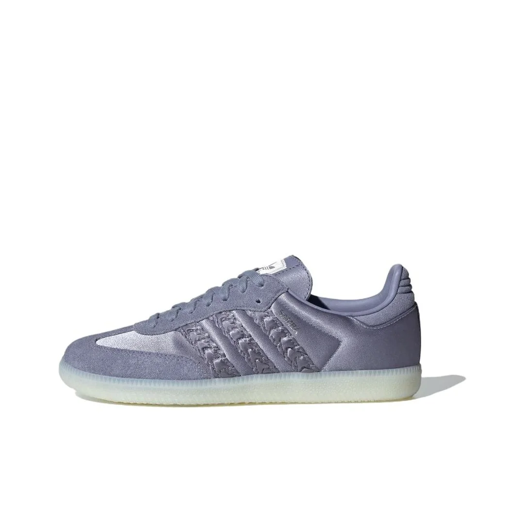 Adidas Originals SAMBA OG Abrasion Resistant Low top Skateboard Shoes Women's Purple HQ5159