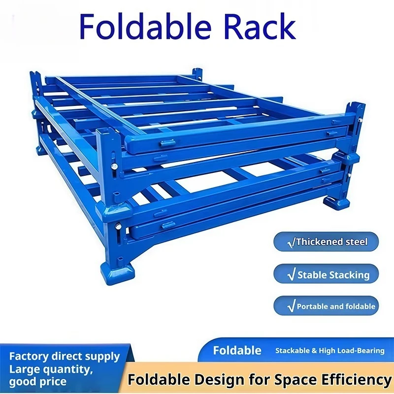 Heavy Steel Foldable Anti-Rust Multi-Level Tyre Rack for Garage Storage