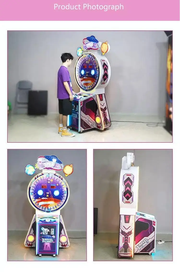 Coin Operated Ball Dropping Good Luck Simulator Arcade Ticket Game Machine Metal Arcade Redemption Cabinet for Entertainment