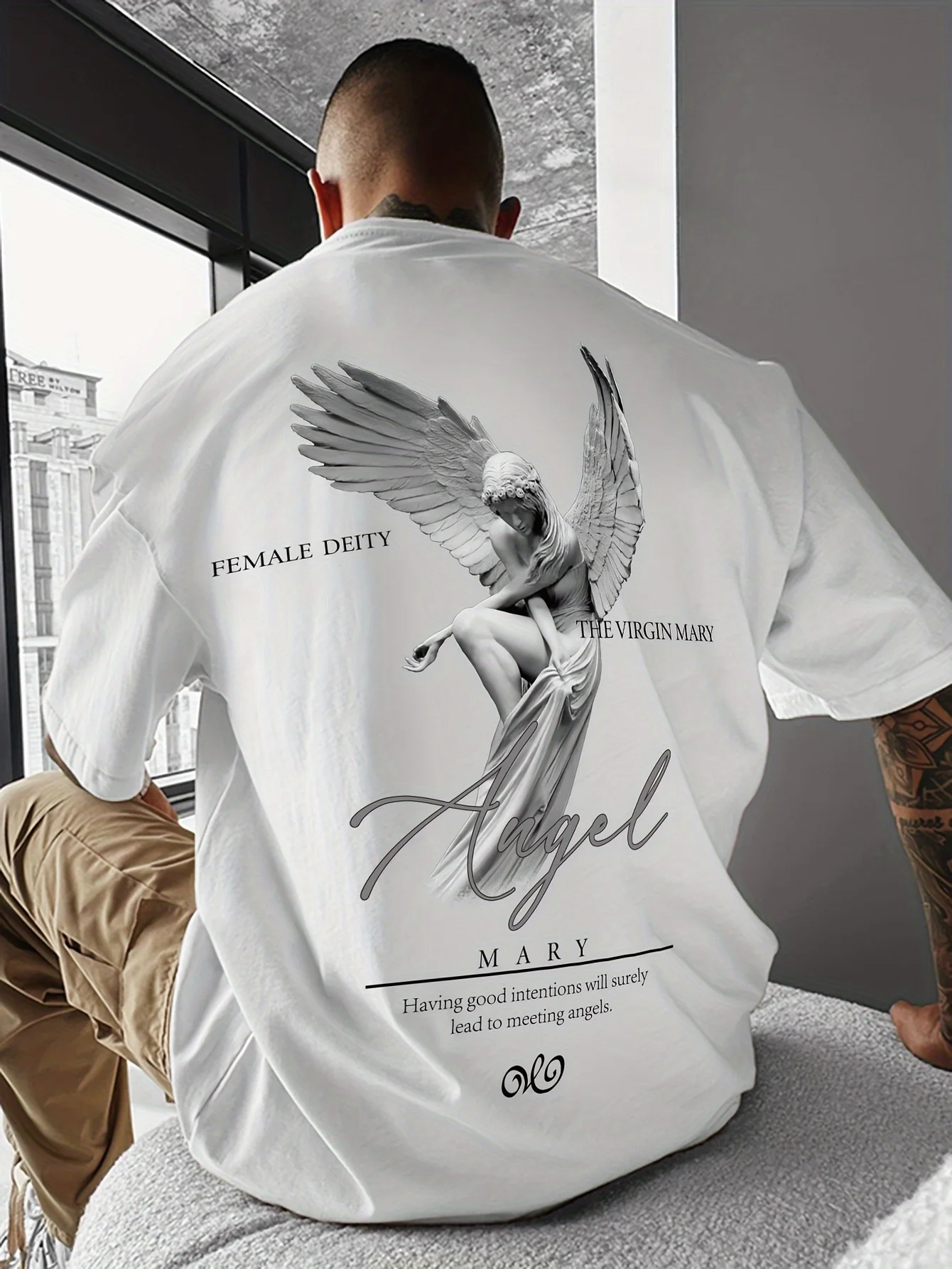 Graphic Print Short Sleeve T Shirt for Men Summer Essential Top Made with Soft Fabric for Superior Comfort and Easy Movement