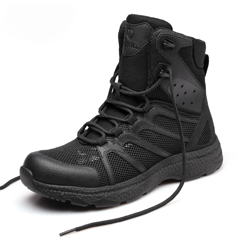 

Combat Boots Outdoor Training Boots Summer New Tactical Black Anti-piercing Mountaineering Boots