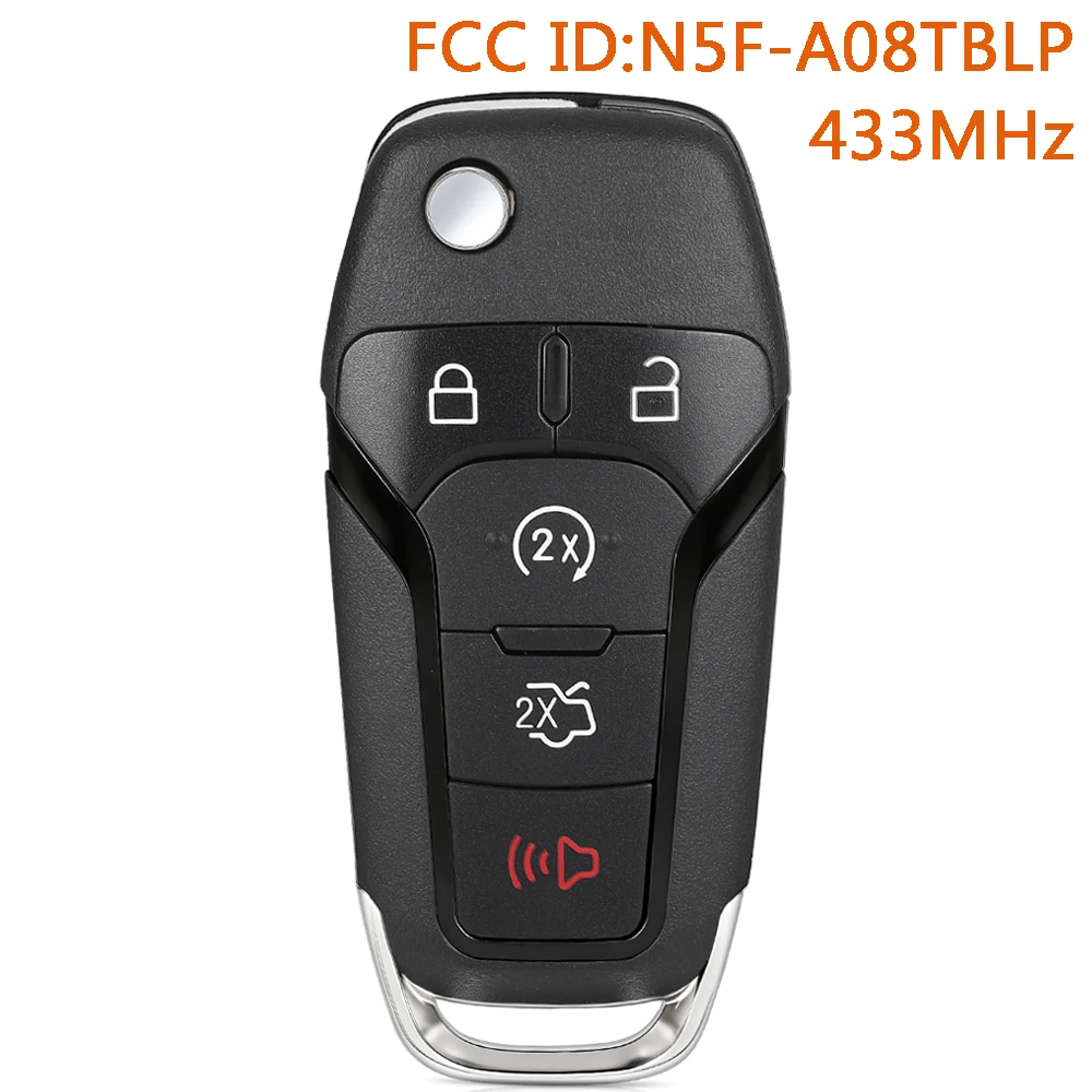 

N5F-A08TBLP 433MHz Smart Remote Car Key Fob for Ford F150 F-150 F250 F-250 F Series 2023 2024