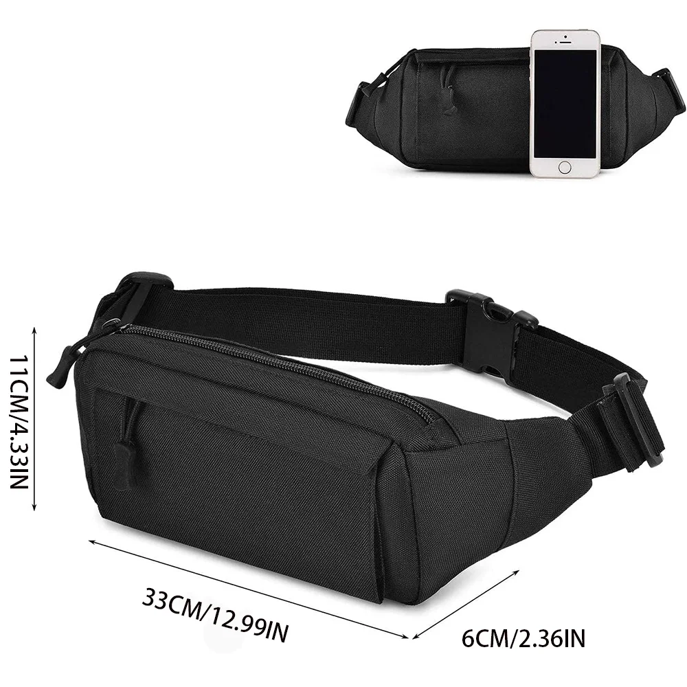 Bolsa de cintura masculina, bolsa para celular, esportes multifuncionais, camuflagem ao ar livre, bolsa crossbody de ombro único, peito A-DH