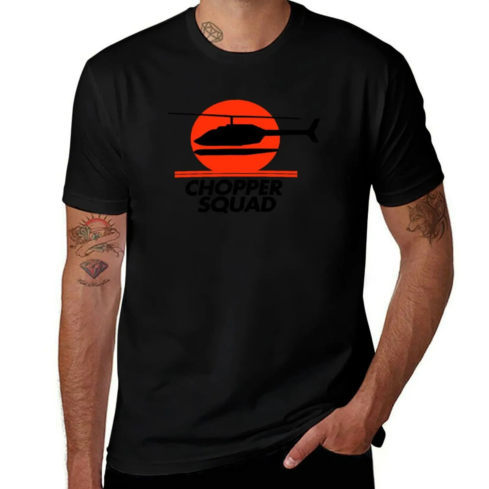 Chopper Squad T-Shirt Big and Tall Casual T-Shirt