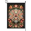 Thanksgiving Turkey Garden Flag 12x18 Inch Fall Thanksgiving Yard Decor jjp