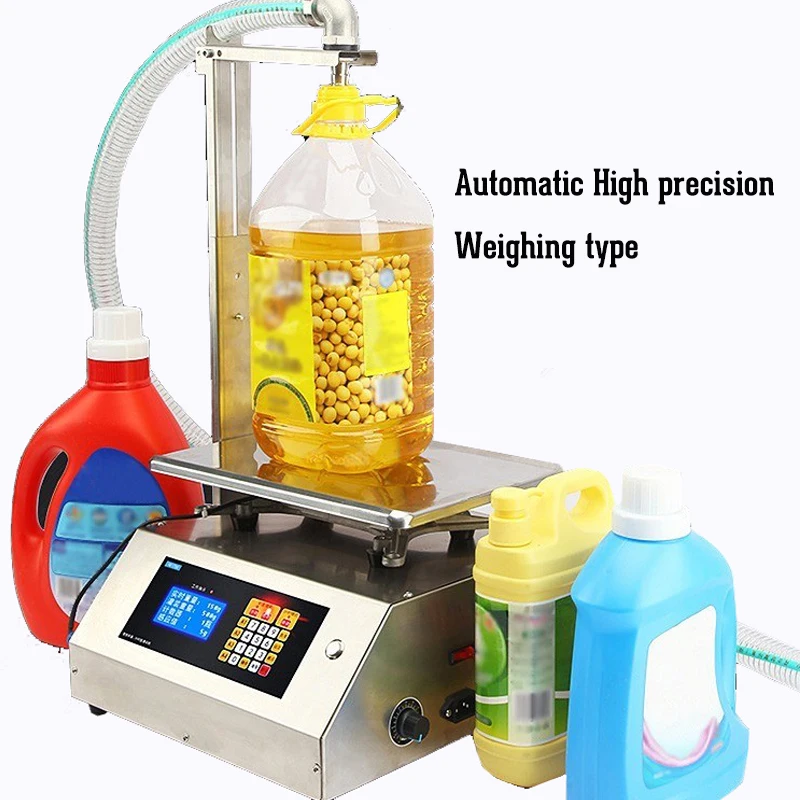 High-Precision Viscous Liquid Filling Machine 50G-30Kg Laundry Detergent Dishwashing Soy Sauce Drink Juice Liquid Bottle Filler