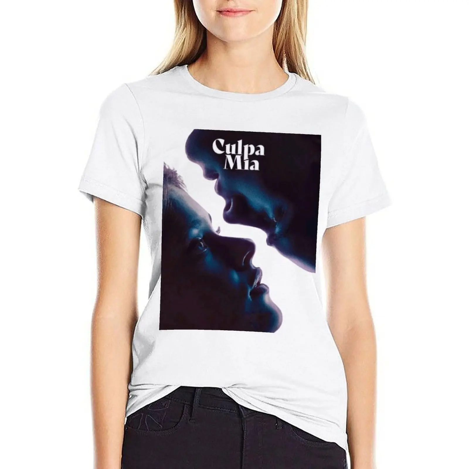 Culpa Mia T-shirt summer clothes cute clothes rock and roll t shirts for Women