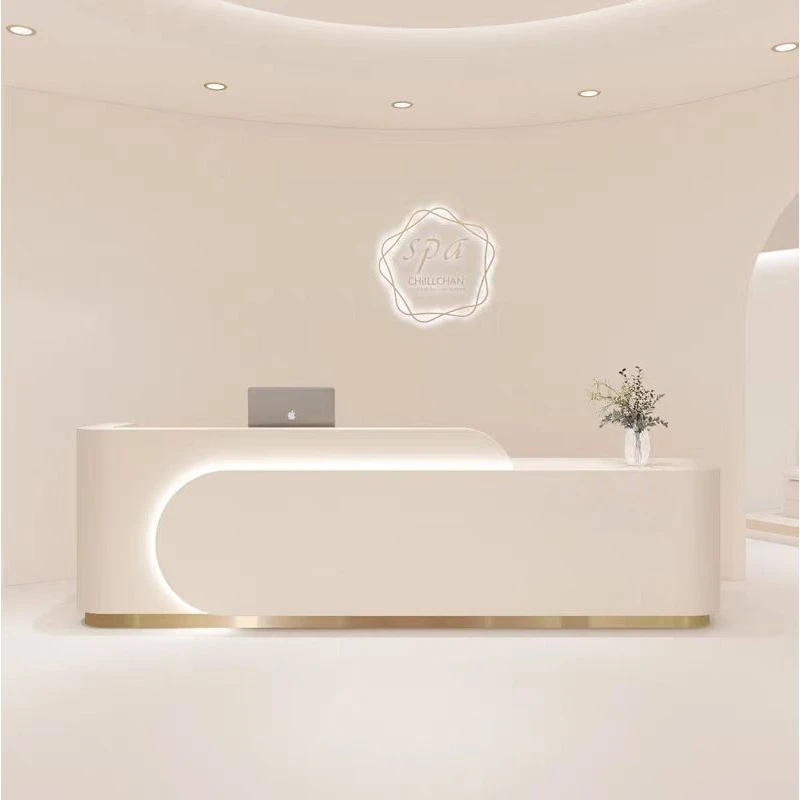 

Beauty salon Reception desk Light luxury clothing store Training institution Bar checkout page counter