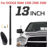 Antena de Radio AM FM de 13 pulgadas para Dodge RAM y RAM 1500 2500 3500 2009-2019 con Base de antena de goma reemplazar accesorios de coche