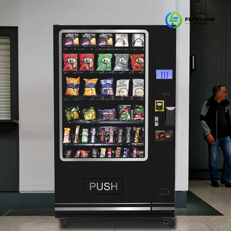 2026 Top Selling Vending Machine Distributeur Automatique & Maquina Expendedora for EU Market Smart Snack Vending Machine Custom