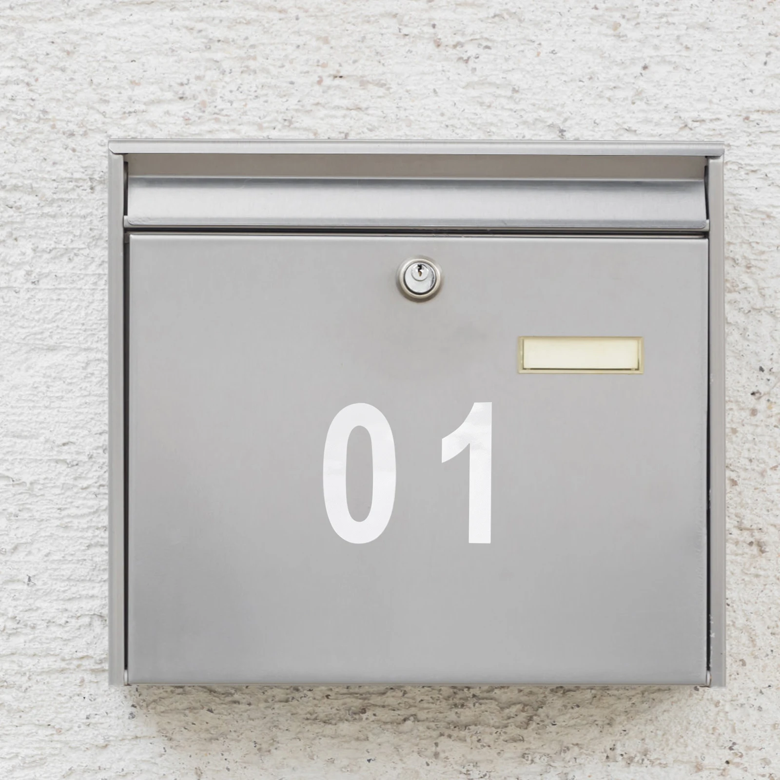 

4Sets Mailbox Number Stickers Reflective Durable Number Decals for Home Address Mailbox Signage Numbers Outdoor