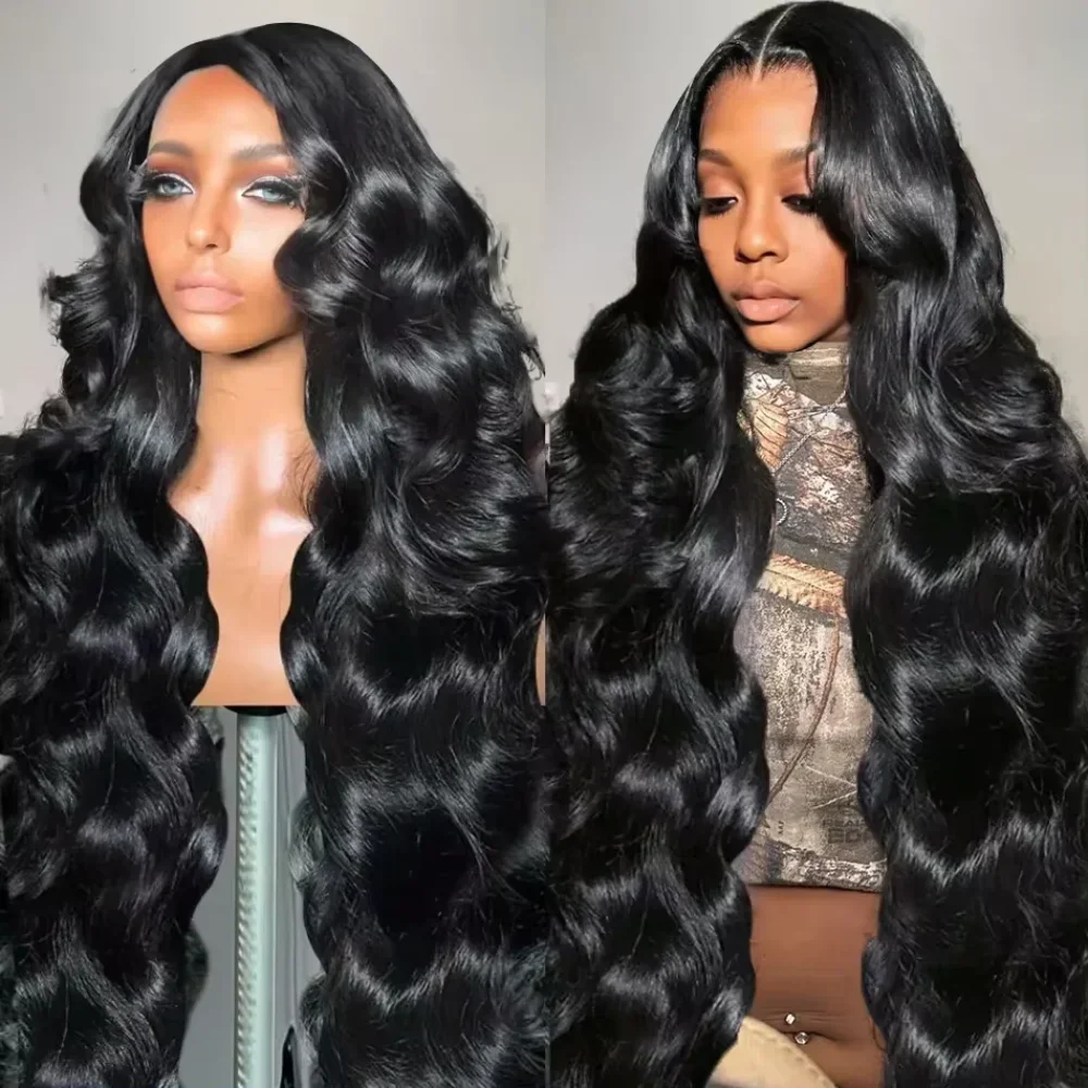 

Body Wave 13x6 360 HD Lace Frontal Wigs 40 Inch High Density Brazilian Human Hair 7x5 Glueless Pre Cut Lace Front Wig Preplucked