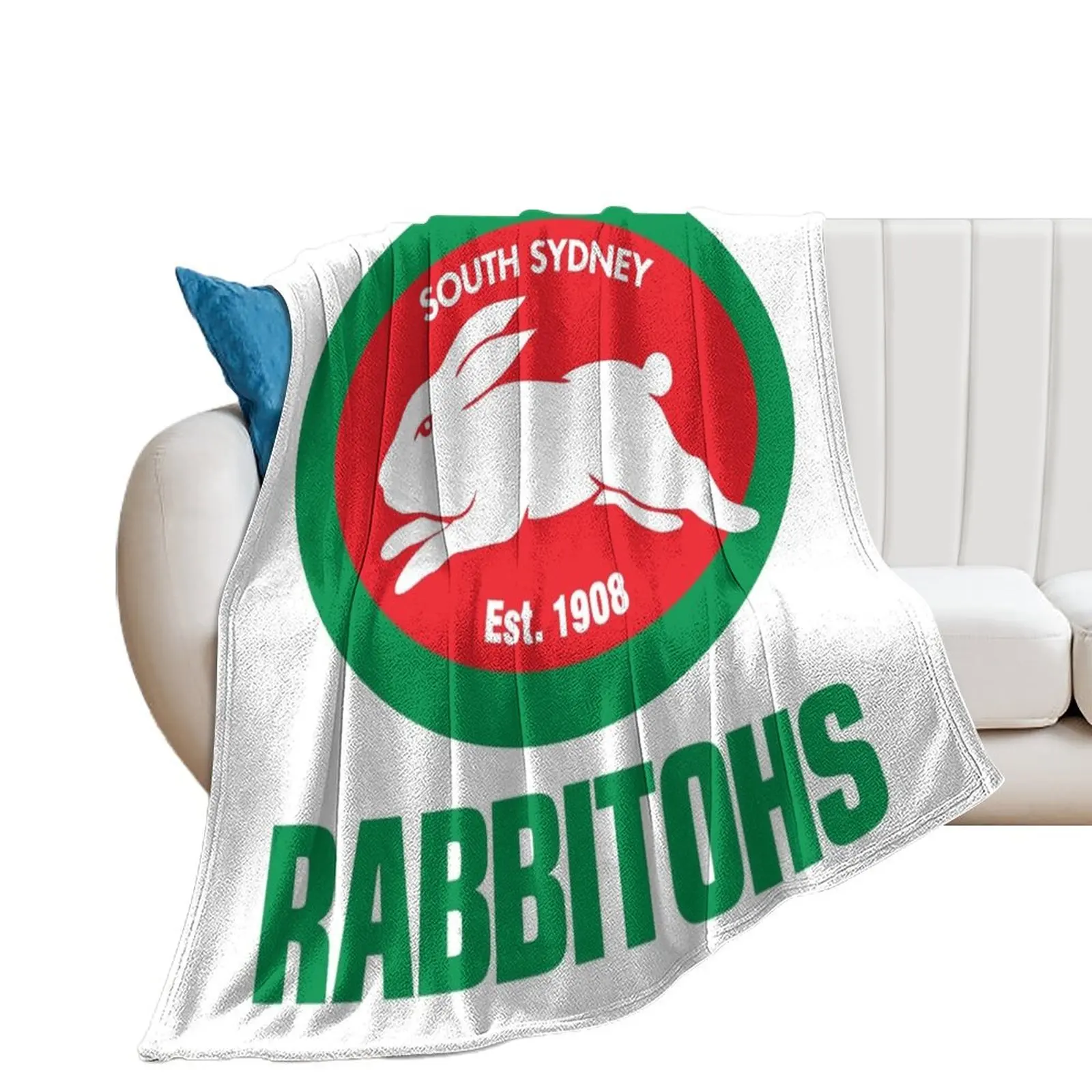 

south-rabbitohs Throw Blanket Custom sofa bed Beach Quilt Blankets