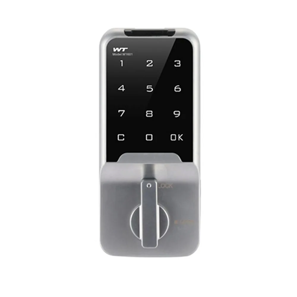 Smart Touch Keypad Keyless Lock Zinc Alloy Battery Powered Password Lock Multifunctional Digital Cabinet Lock Home Security