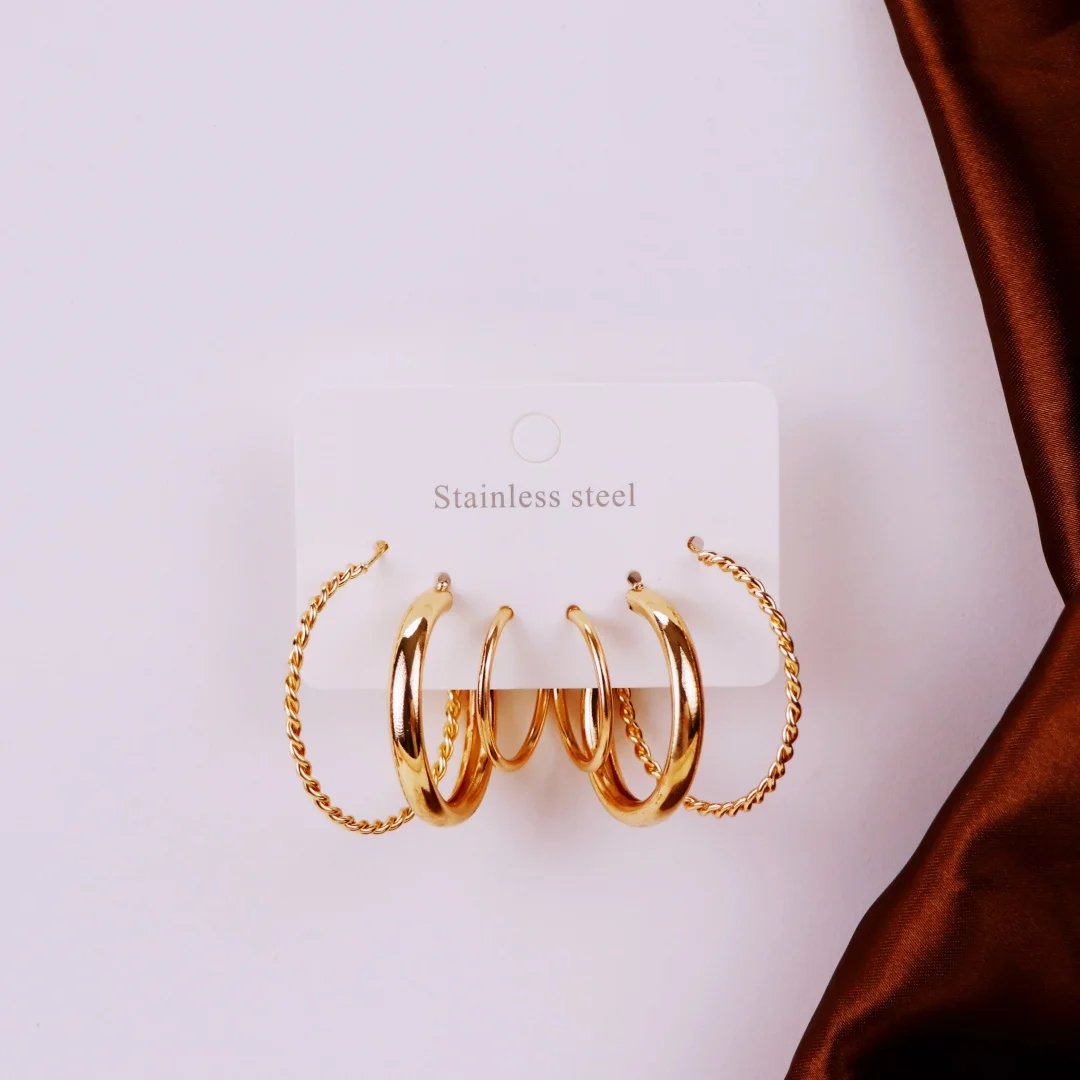 50 قطعة 6 ثقوب ورقة بيضاء معلقة بطاقة لمجموعة مجوهرات الفولاذ المقاوم للصدأ وأقراط التعبئة حامل حزم الأعمال الصغيرة #3