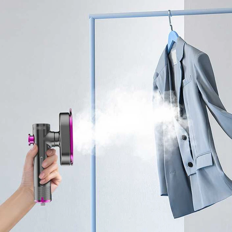 BAADE 의류용 휴대용 기선, 휴대용 스팀 다리미 기선, 다림질 및 김이 나는 2 in 1 직물 주름 여행용 다리미 EU 플러그 A