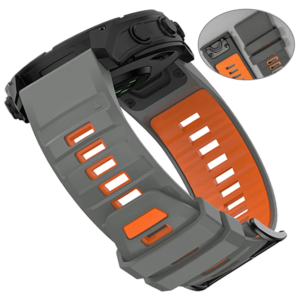 Für Garmin Fenix 8 7X 6X Pro 51mm 47mm Schnellwechsel-Armband Für Garmin Forerunner 970 955 Tactix7 Epix 26mm 22mm Silikon-Sportarmband