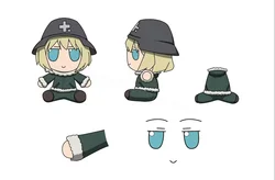 Przedsprzedaż 2024 New Anime Girls' Last Tour Chito Yuuri 20CM Bawełniana Śliczna Pluszowa Poduszka Kreskówka Plushie Prezenty Świąteczne