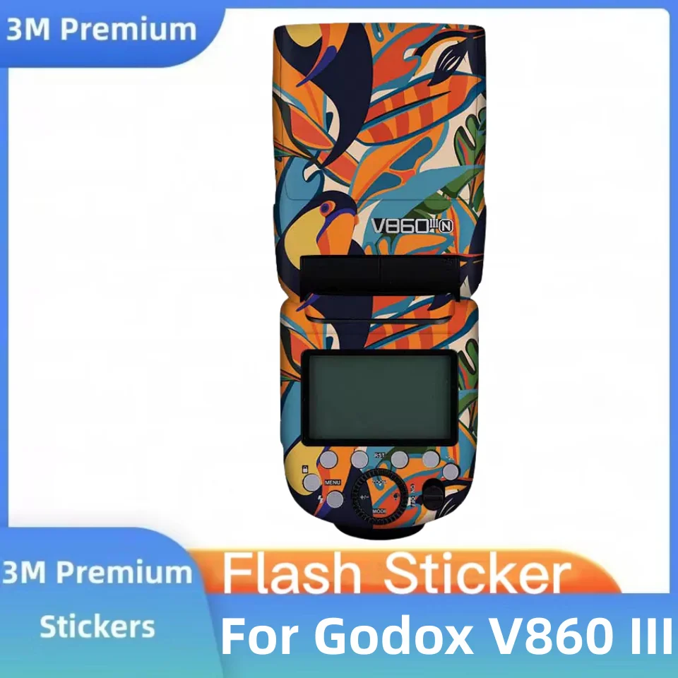 V860 III Decal Skin Vinyl Wrap Film Flash Sticker Coat For Godox V860III V860IIIC V860IIIN V860IIIS V860IIIO V860IIIF V860IIIP