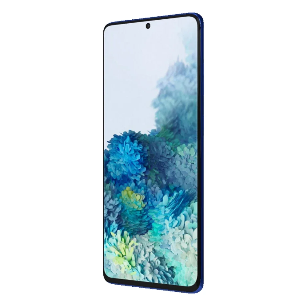 هاتف Samsung Galaxy S20+ G986U1 G986F 5G بشاشة 6.7 بوصة وذاكرة وصول عشوائي 12 جيجابايت وذاكرة قراءة فقط 128 جيجابايت وكاميرات خلفية ثلاثية NFC بدقة 64 ميجابكسل ثماني النواة s20 plus