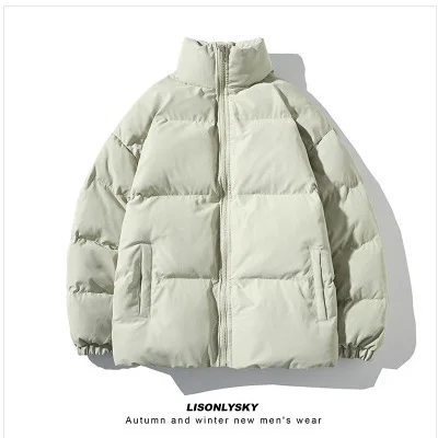 2025 New Unisex Stand Collar Loose Large Size Thick Warm Casual Cotton Outerwear Multiple Color Options