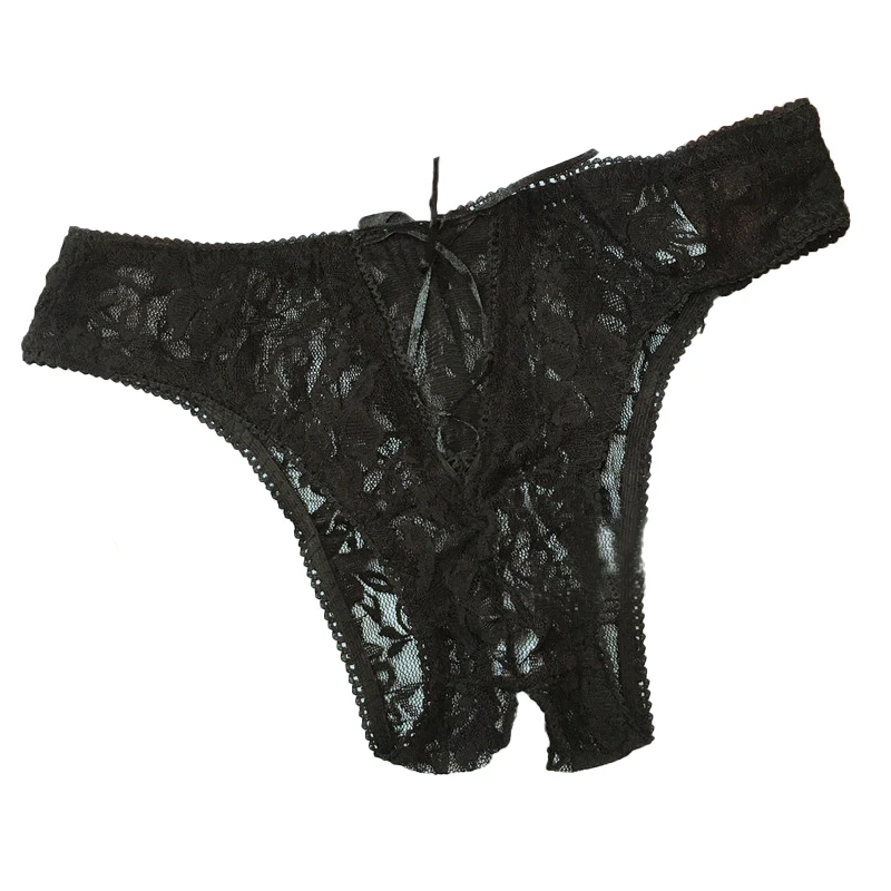 Transparent Panties Sexy Fashion Women's Floral Lace Lingerie M-XXXL Ladies Breathable Underwear Solid Panties Large Size