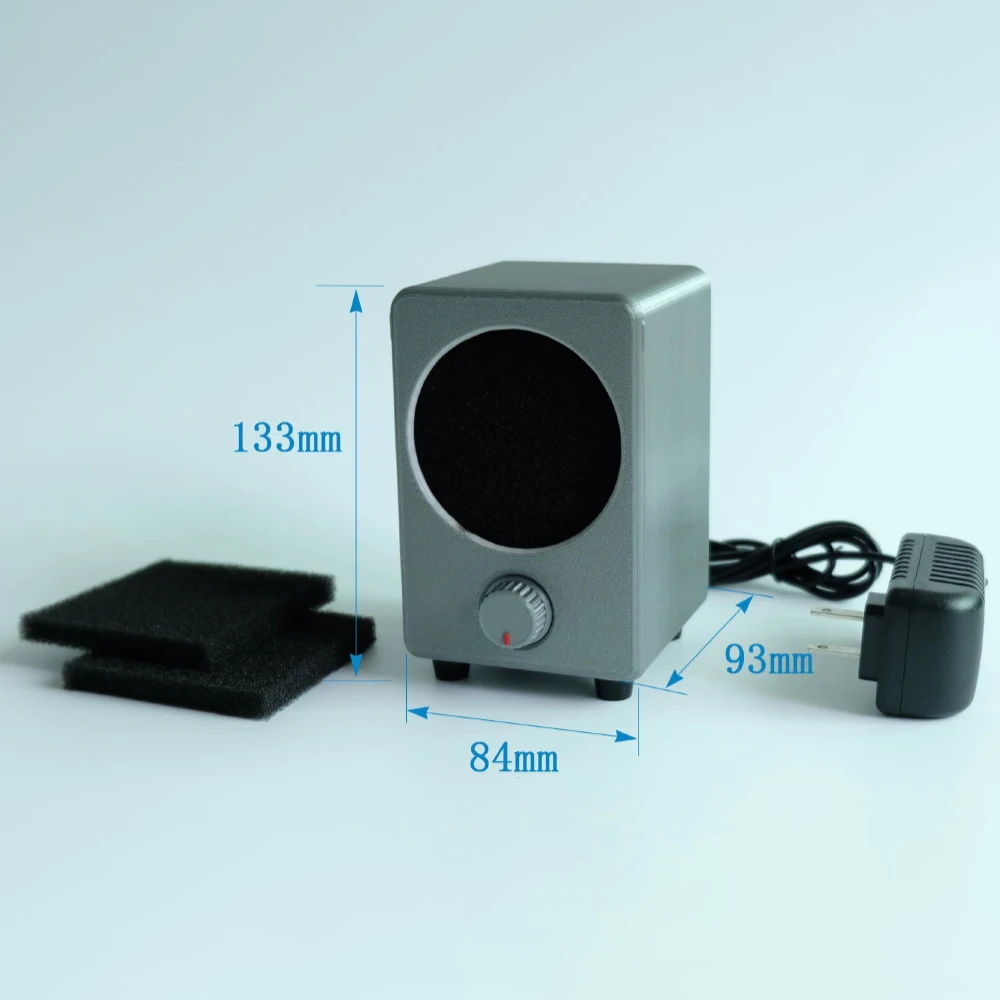 

Mini Soldering Fume Extractor – Stepless Speed Control Desktop Soldering Smoke Absorber