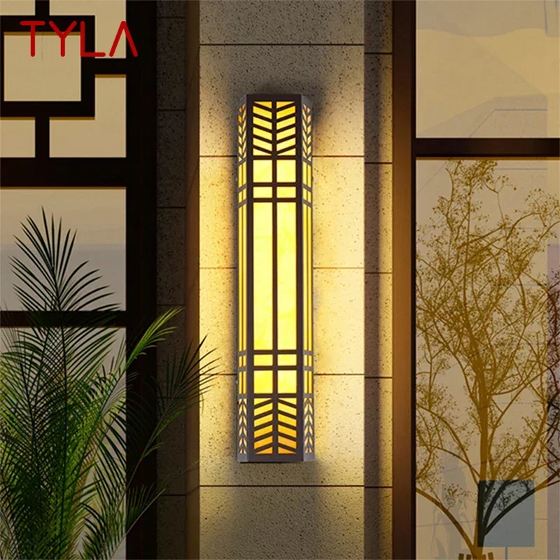 TYLA Contemporary LED Outdoor Wall Lamps Electric Simplicity Waterproof Balcony Hallway Courtyard Villa Gate Hotell