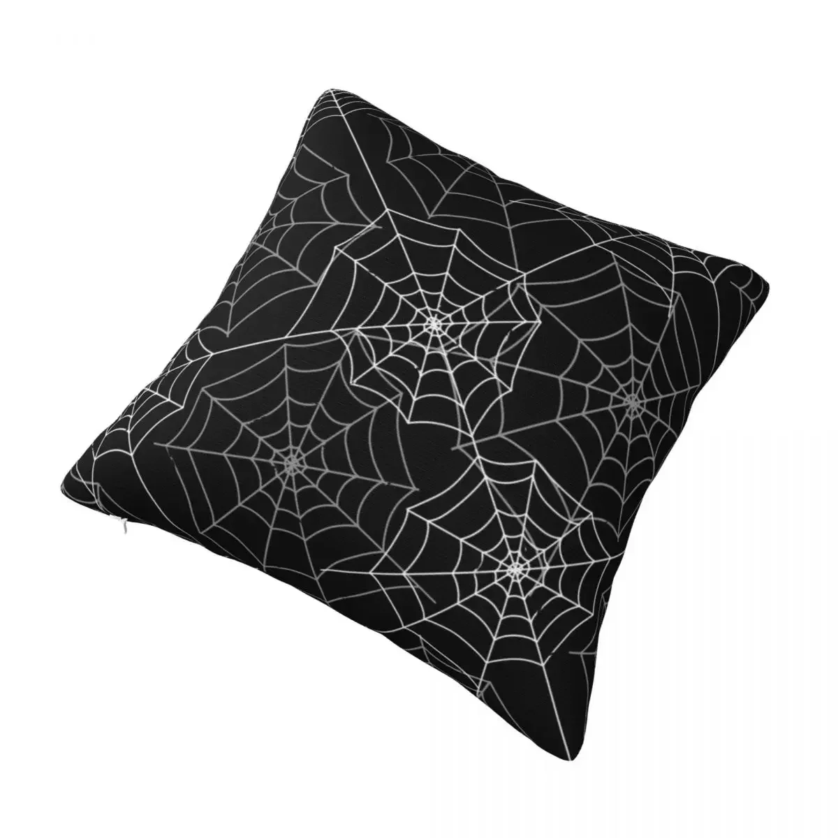 Spider Cobweb Spiderweb Halloween Pillowcase Soft Polyester Cushion Cover Decor HD Pillow Case Cover Bed Square 45cm 18Inch