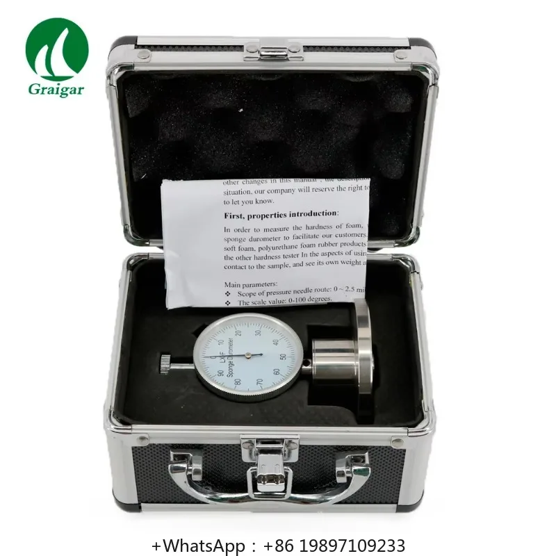 LX-F Soft Sponge Foam Hardness Tester Sclerometer Durometer(0~2.5millimeters, 550mN~4300mN)