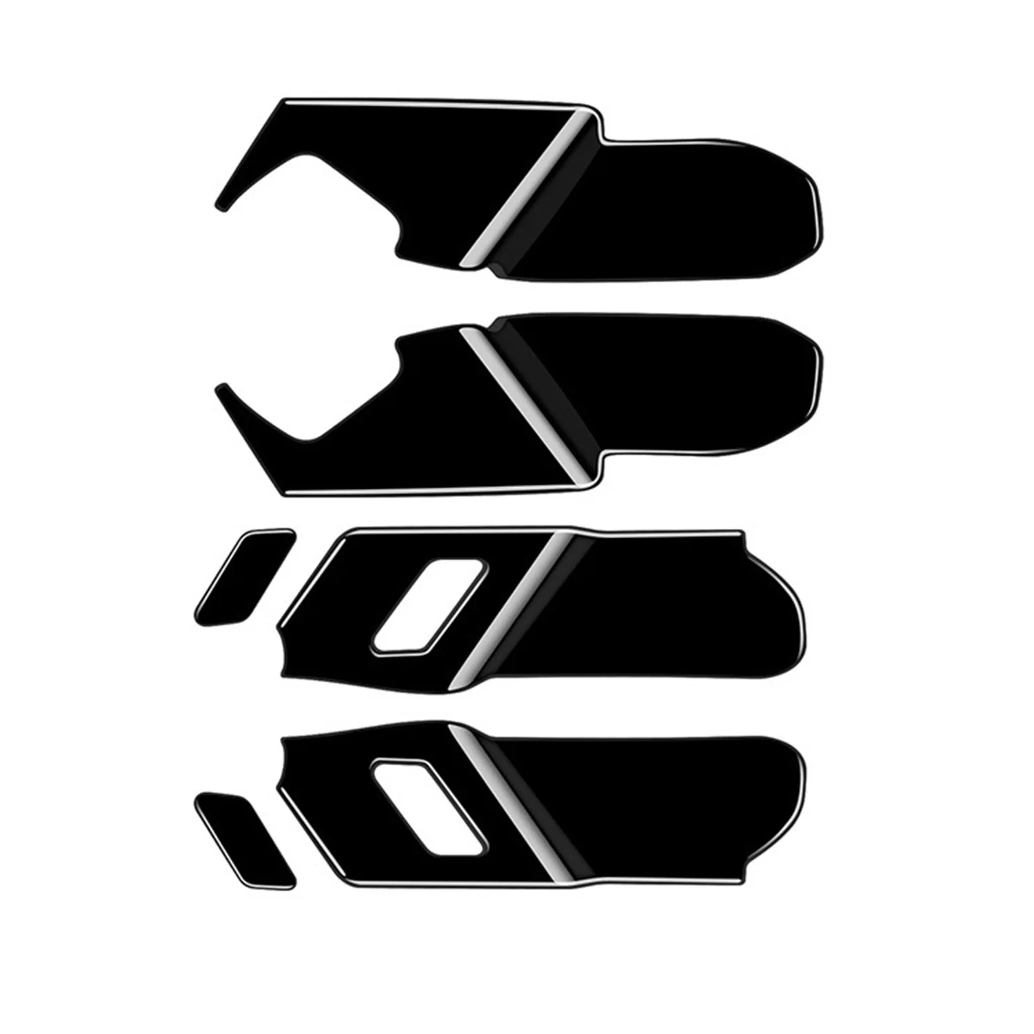 For Mazda CX-5 2026 6Pcs Inner Door Bowl Cover Door Handle Cup Trim ABS Interior Accessories