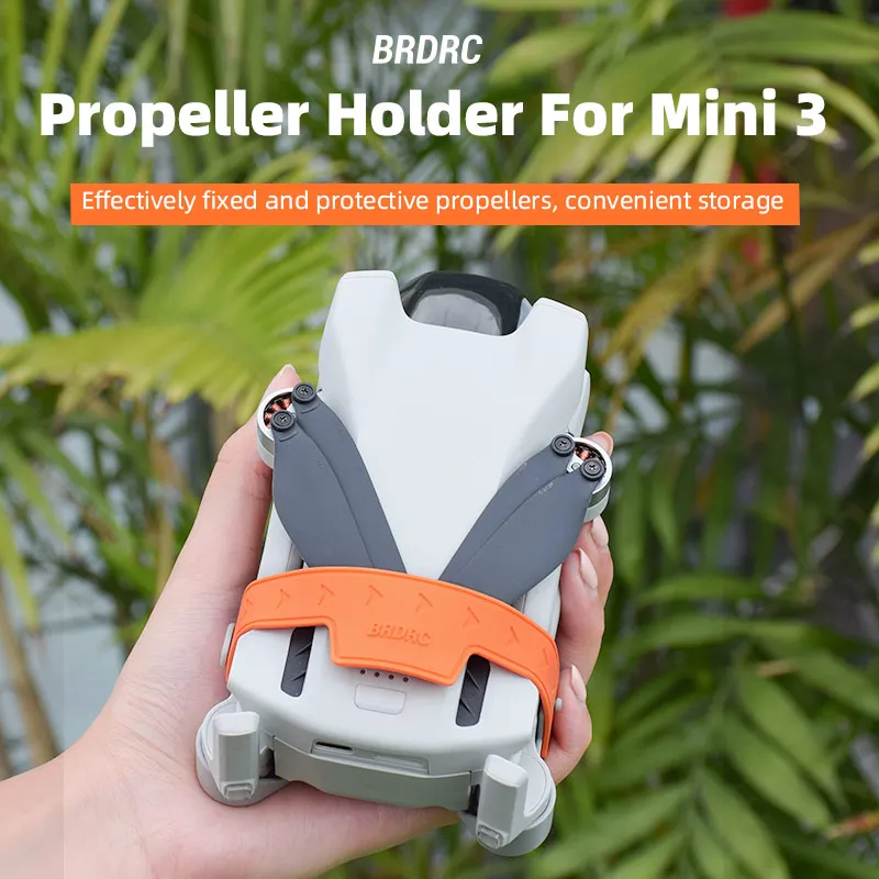 BRDRC Propeller Holder for DJI MINI 3/3 PRO Propellers Stabilizer Protector Belt Props Fixed Drone Accessories