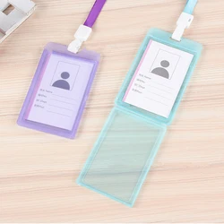 New Plastic Bank Credit Card Cover Transparent PVC Card Holder  Protector Student Bus Card Bag Covers for Bus ID Card Holder