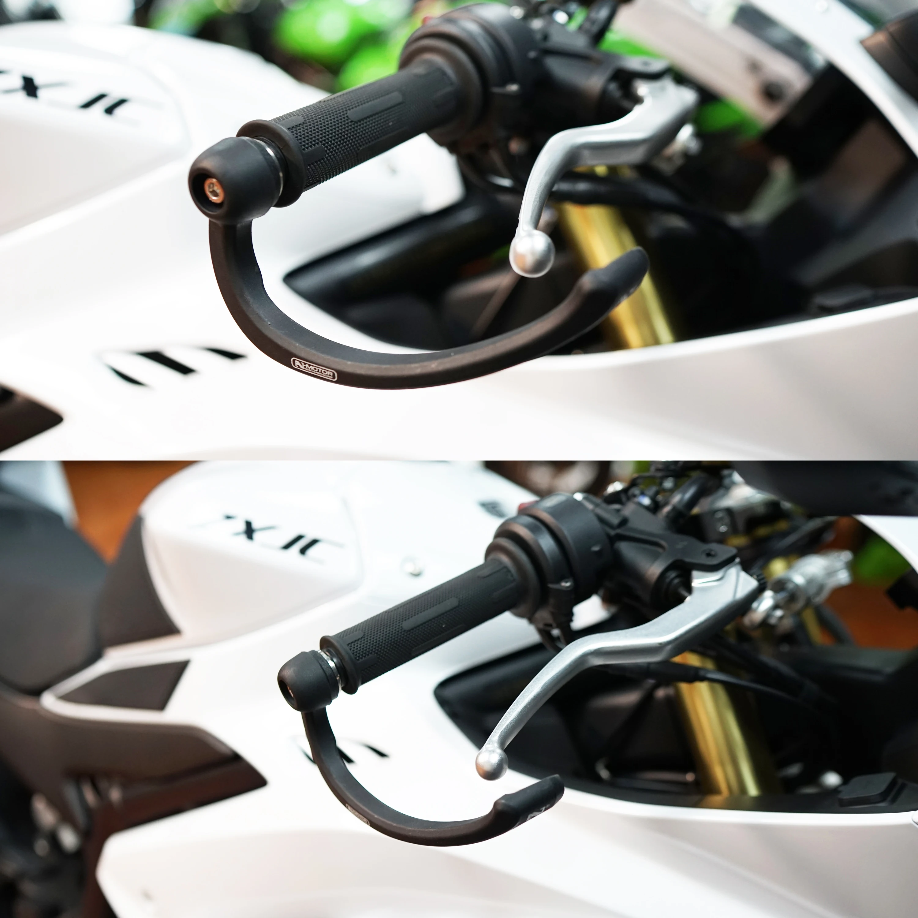 

Защита переднего тормозного рычага для мотоциклов ZXMOTO 500RR ZX500RR, регулируемая защита тормоза и сцепления из алюминиевого сплава, защитная дуга от падений