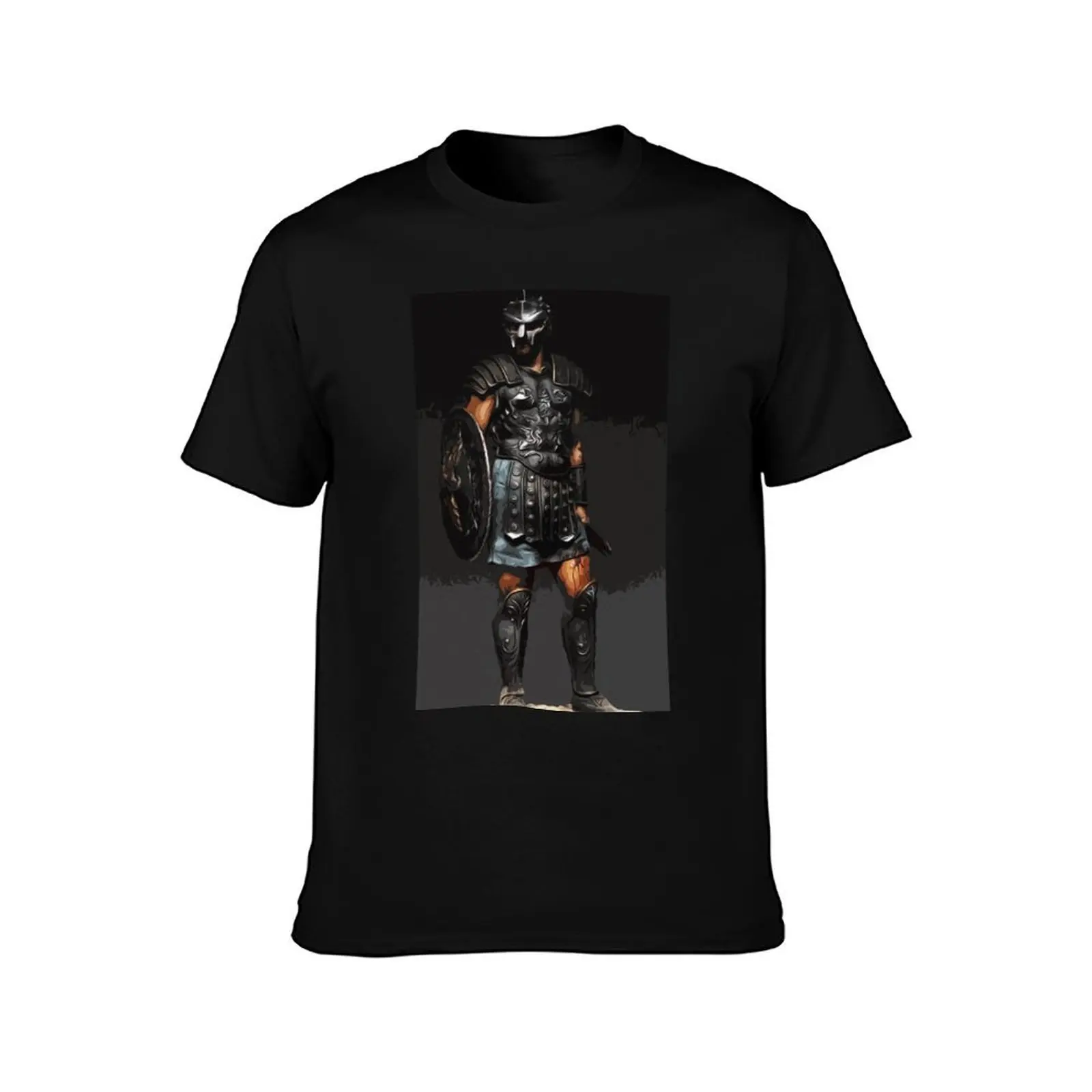 The Gladiator T-Shirt Art Pattern Printed Casual Top T-Shirt