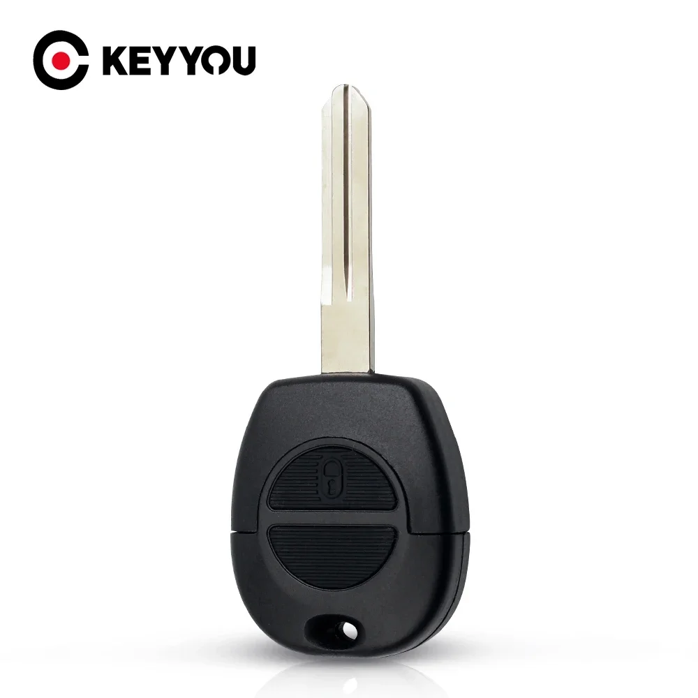 

KEYYOU 2 Buttons Remote Car Key Shell Fob Case For Nissan Micra Almera Primera X-Trail Replacement