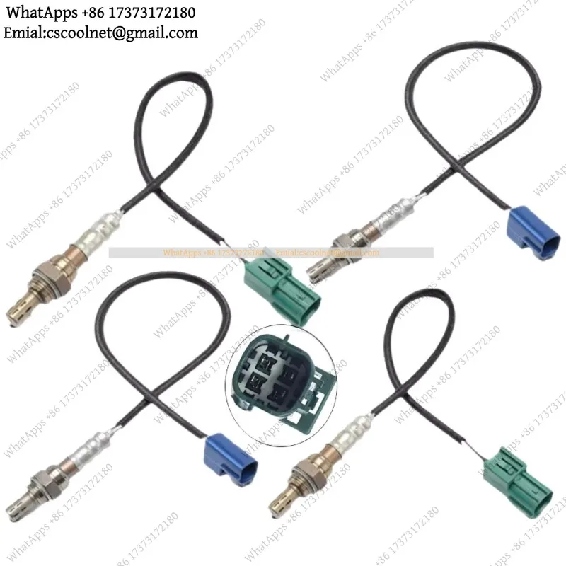 JS01 4 Oxygen O2 Sensors 234-4295 234-4308 234-4314 234-4315 For 2004 Pathfinder 3.5L V6 Upstream Downstream Replacement