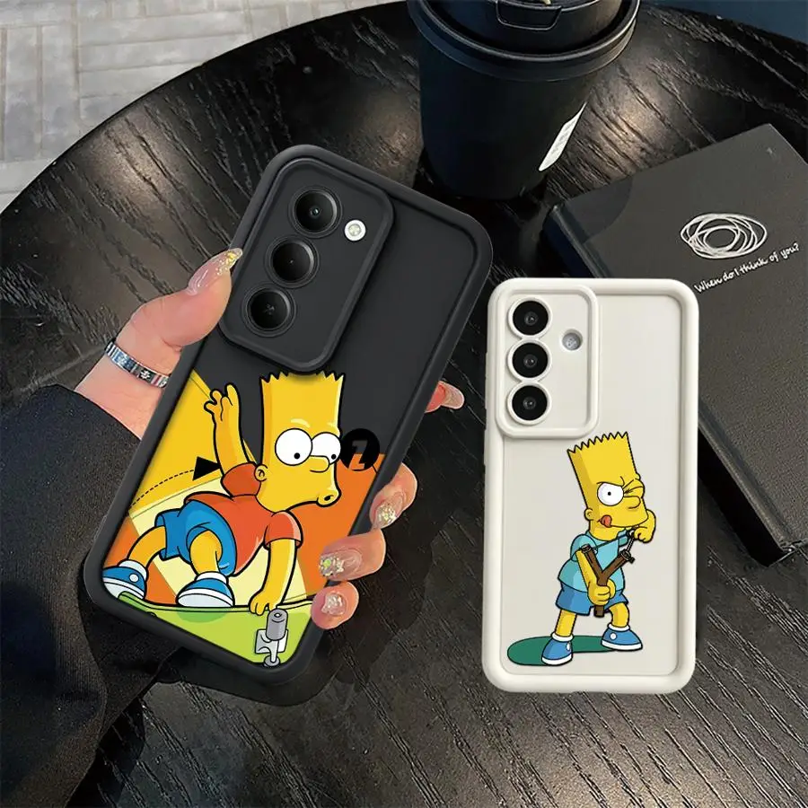 The Cartoon Simpsons Phone Cover Case for Samsung Galaxy A35 A36 A51 A73 A34 A23 A15 A16 A56 A12 A13 A71 A72 A26 A32 A53 A54