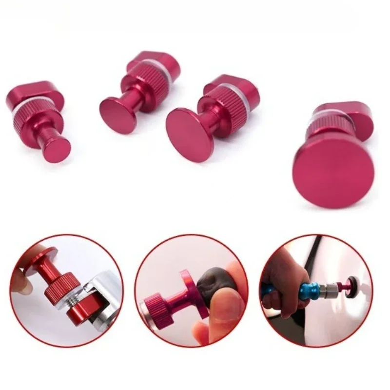 4Pcs PDR Tools Car Dent Repair Reusable Pulling Tabs Auto Body Dent Removal Accessories for Hail Damage Repair