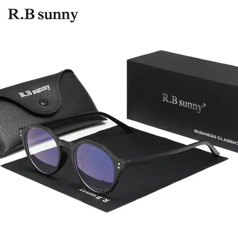 RBsunny 레트로 원형 안티 블루 라이트 안경 여성 남성 블루 차단 라운드 컴퓨터 안경 남여 유행과 패션