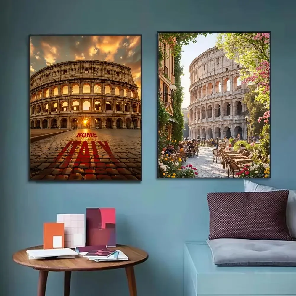 Colosseum Poster Wall Art Print, Interior Wall Decor, Home & Office Decoration,