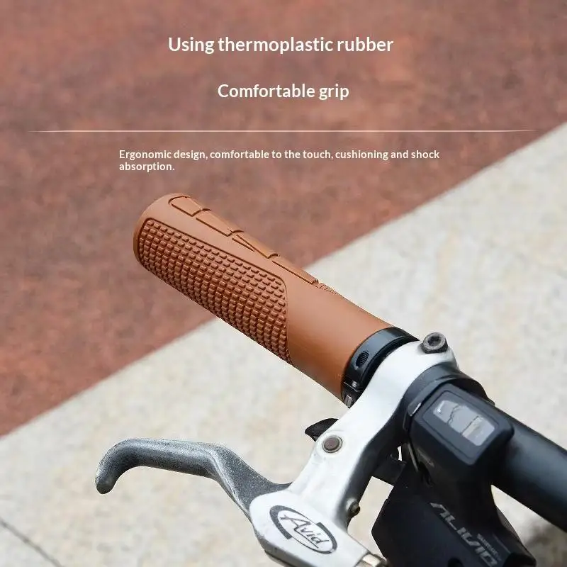 New Bicycle Grips Handles For Bicycle Cuffs Bike Gauntlet Lock On Handlebar Cover 22mm Bike Grip Motorcycle Bicycle Accessories