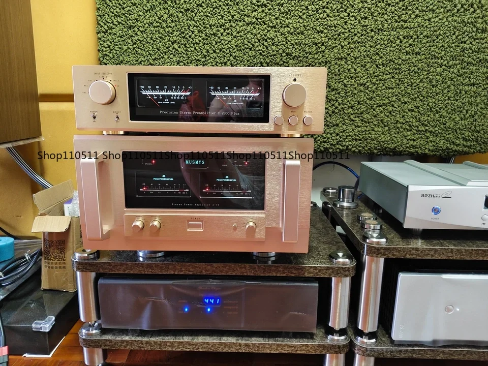 

A-75 Pure Class A Golden Voice HIFI Amplifier Voltage 220V/110V Damping Coefficient 1000 Maximum Power Consumption 520W