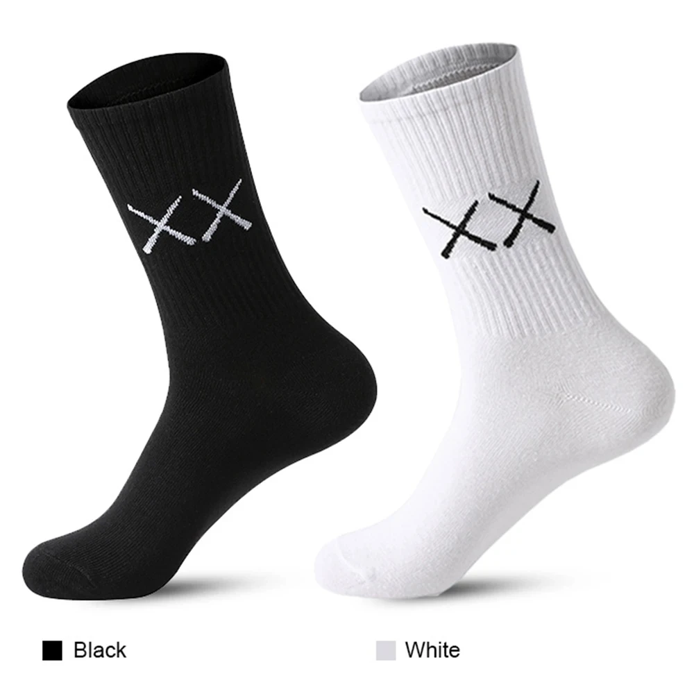 5Pairs/Lot Cotton Socks Men Soft Breathable Long Socks FASHION Solid Color deodorize white Socks Man Outdoor Sports Soccer Sock