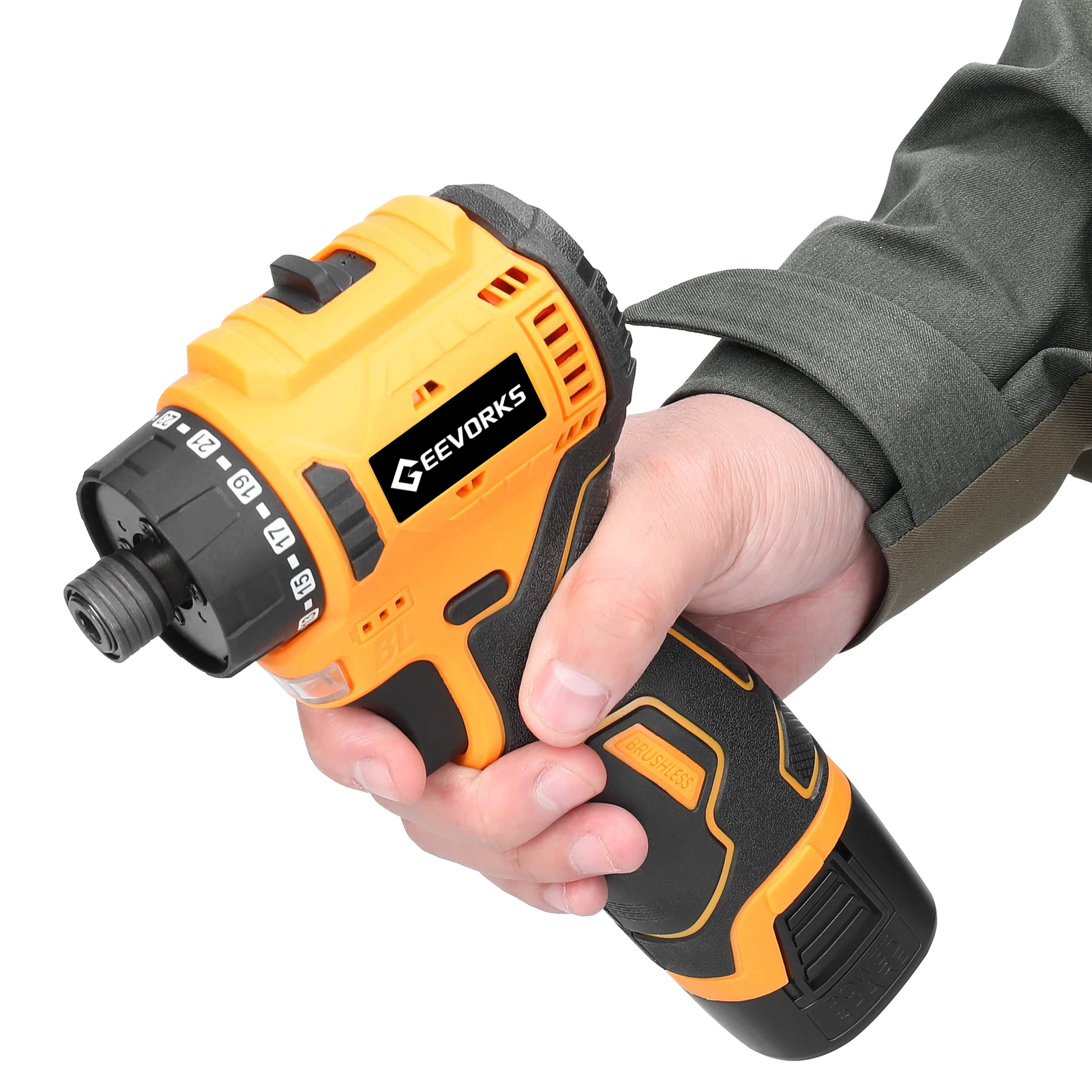 16.8 فولت ليثيوم مفك 55Nm عزم الدوران متعدد الوظائف مجموعة أدوات إصلاح مفك مسامير كهربائية للهواتف المحمولة أجهزة الكمبيوتر المنزل #6